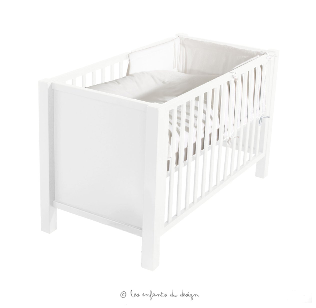 Lit bébé Marie Sofie - Blanc